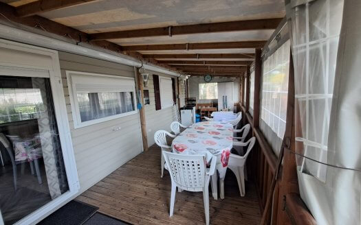 §PRIX EN BAISSE § Trigano Intuition Luxe Panoramique, climatisation lave linge, lave vaisselle four , 2 chambres terrasse fermée