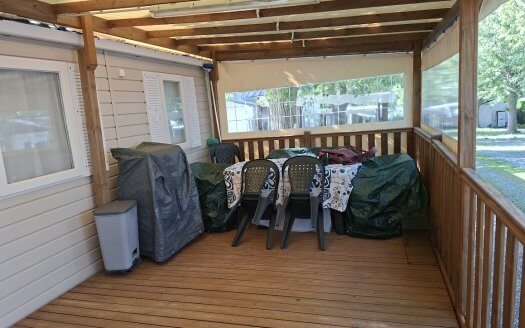 Rapidhome Lodge 872 de 2015, avec climatisation, 2 chambres, terrasse