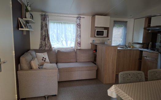 Rapidhome Lodge 872 de 2015, avec climatisation, 2 chambres, terrasse