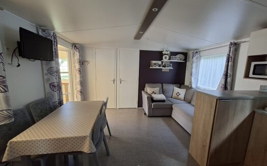 Rapidhome Lodge 872 de 2015, avec climatisation, 2 chambres, terrasse