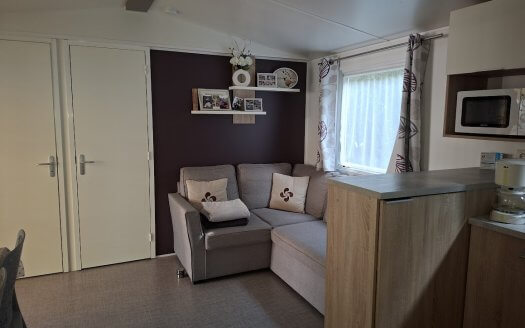 Rapidhome Lodge 872 de 2015, avec climatisation, 2 chambres, terrasse