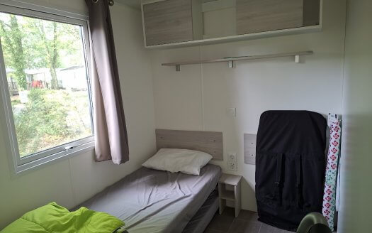 TRIGANO Evo 35 (coloris9 bois ) avec climatisation, terrasse, lave vaisselle