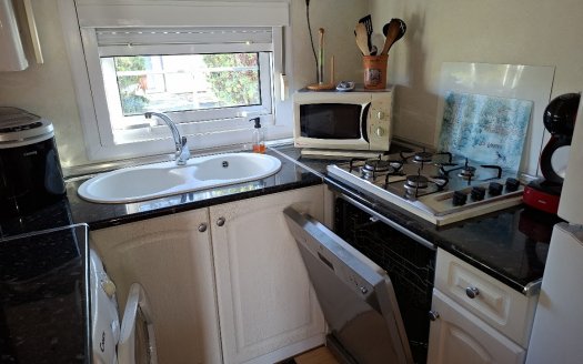 HERGO SUPER LUXE de 2008, SUPERBE ETAT 2 chambres, climatisation, lave-linge, lave-vaisselle, terrasse